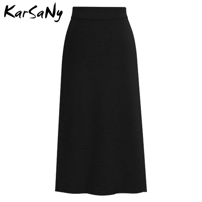 High Waist Split Pencil Skirts