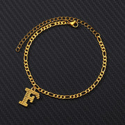 Alphabet Chain Ankle Bracelet