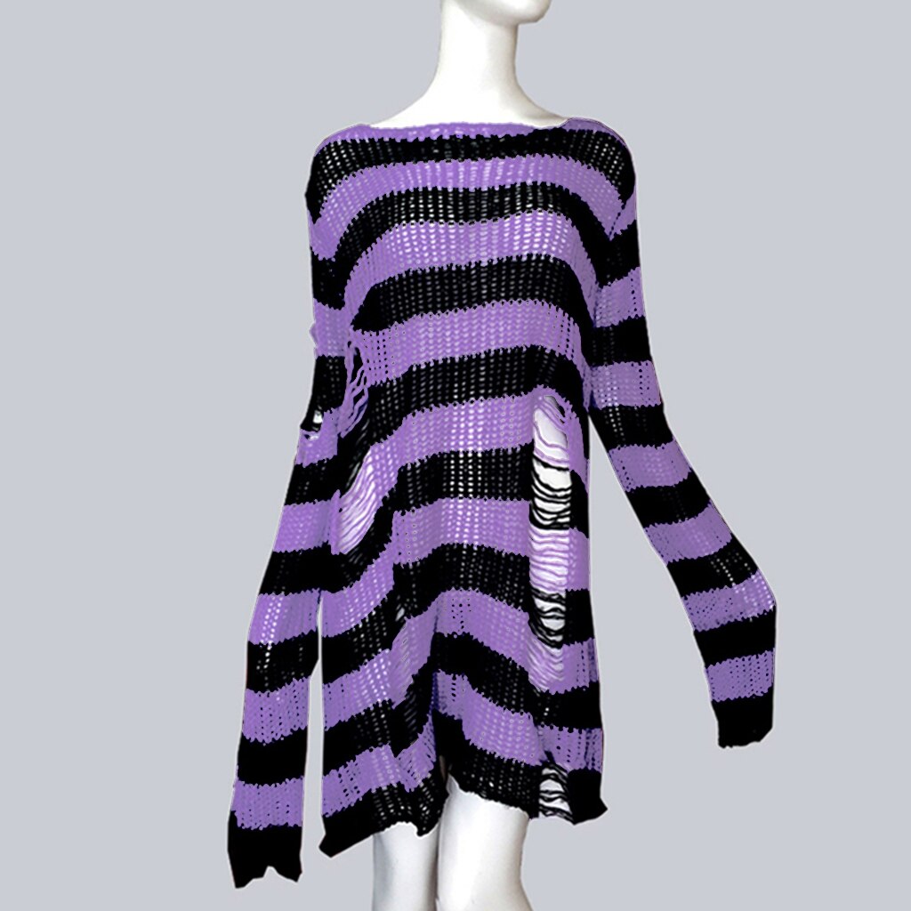 Gothic Hollow Out Sweater Dresses