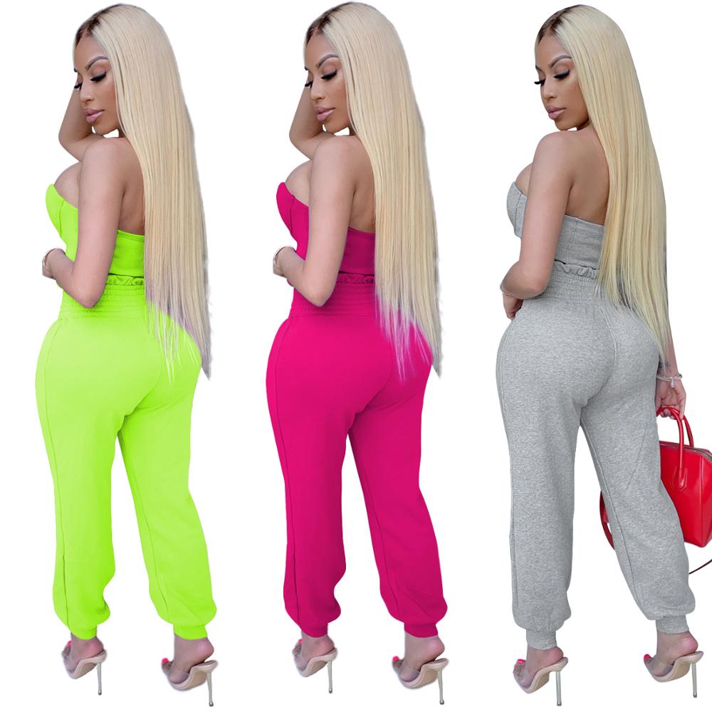 2pc Crop Top Tracksuit