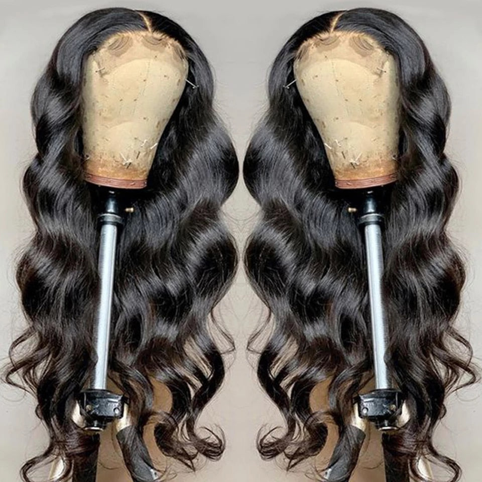 28 30 32 Inch Body Wave Lace Frontal Human Hair Wig