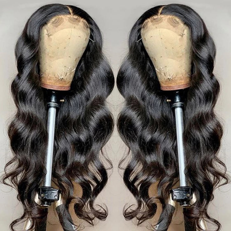 28 30 32 Inch Body Wave Lace Frontal Human Hair Wig