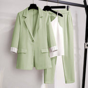 2-piece Jacket and Nine Split Pants