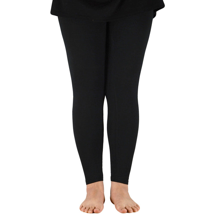 Elastic Waist Casual Bamboo Fiber High Stretch Leggings