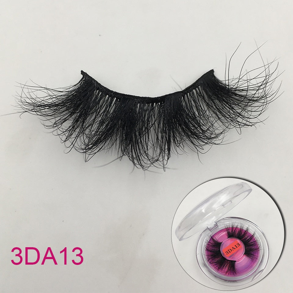 RED SIREN Mink 25mm Fluffy Messy 3D Long Lashes