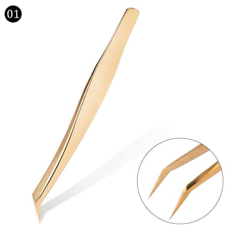 Stainless Steel Eyelashes Tweezers