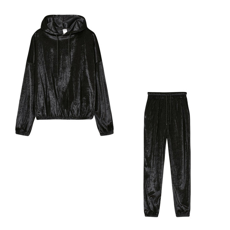 Velour Two Piece Tracksuit