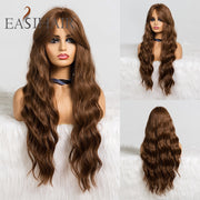 EASIHAIR Long Wavy Blonde Heat Resistant Synthetic Wigs