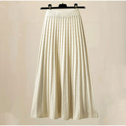 Jacquard Knitting Pleated Skirt