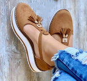 Buckle Strap Thich Flat Sole Sandles