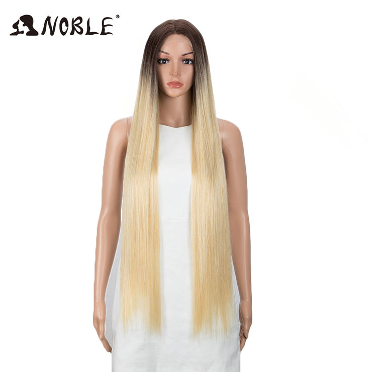 Noble Synthetic Straight Lace Front Wig