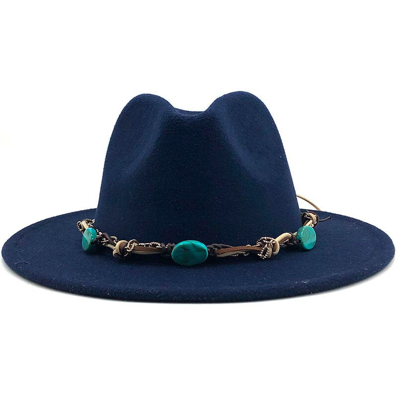 Wide Brim Jazz Fedora Hats