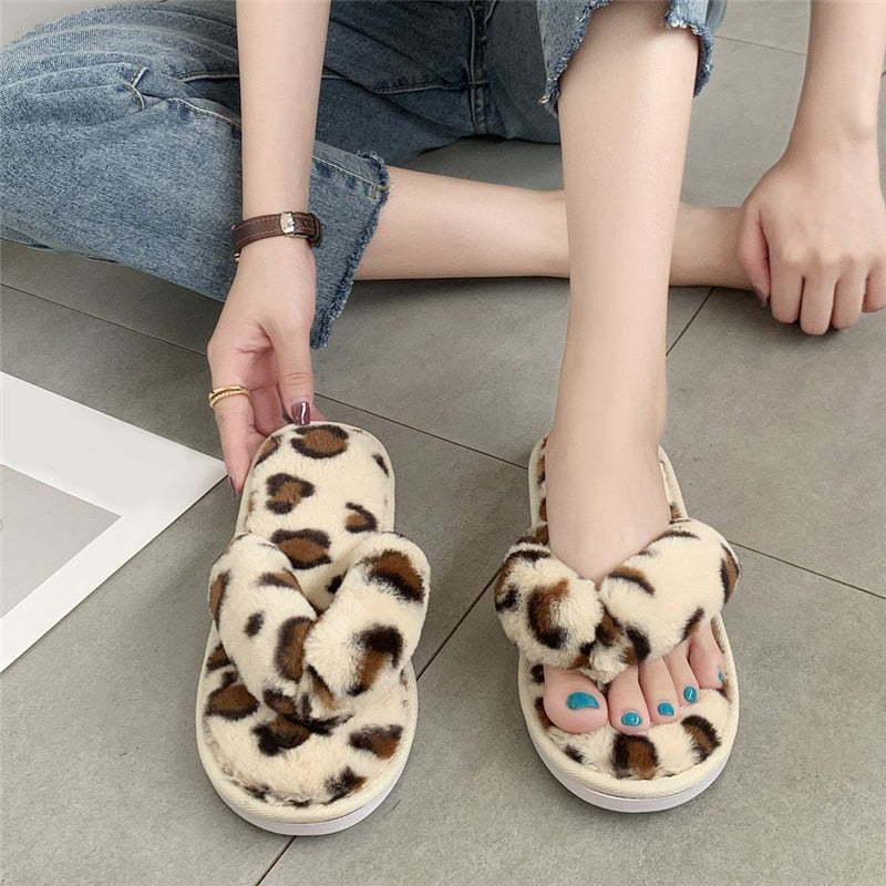 Faux Fur Slippers