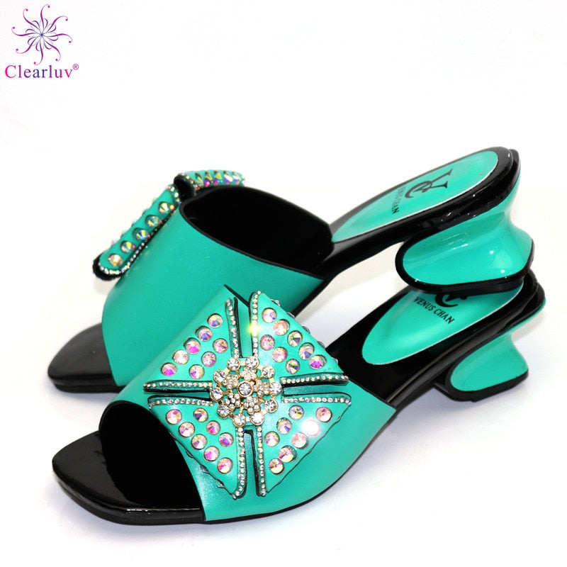 5cm Heel Decorative Sandal