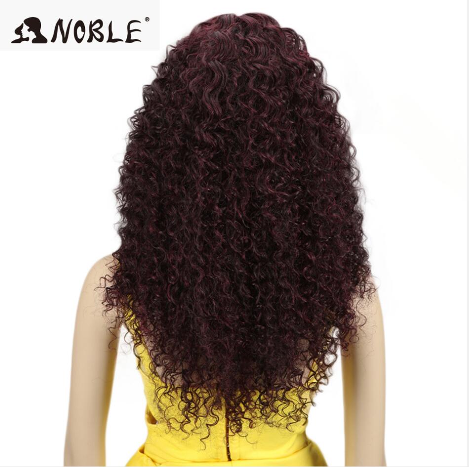 Long Kinky Curly Synthetic Lace Front Wigs