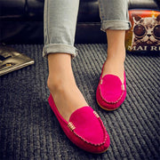 Soft Round Toe Denim Loafers