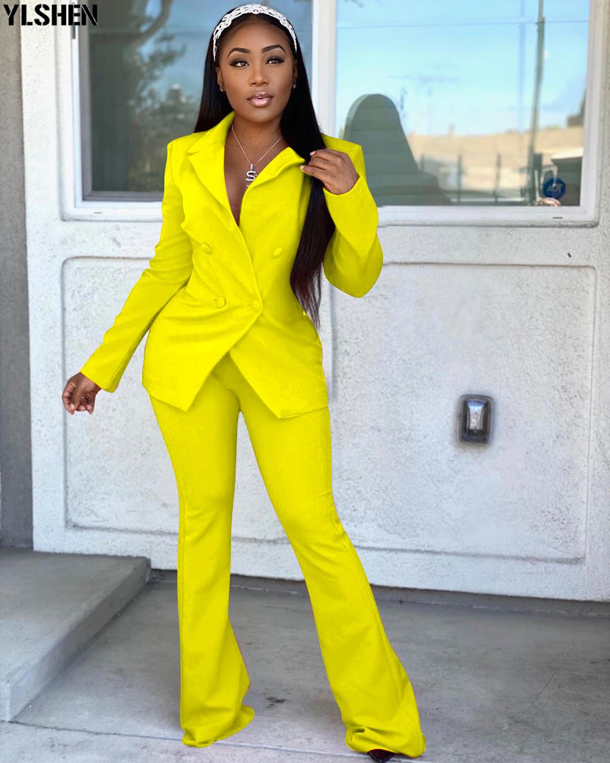 2 Piece Set Business Jacket& Pants Suits