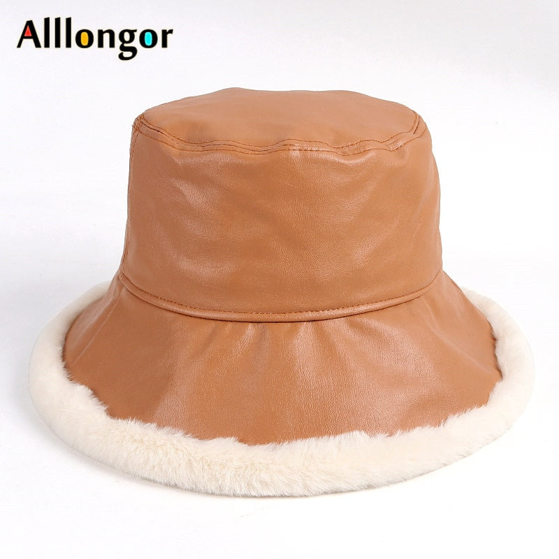 Leather Bucket Hats