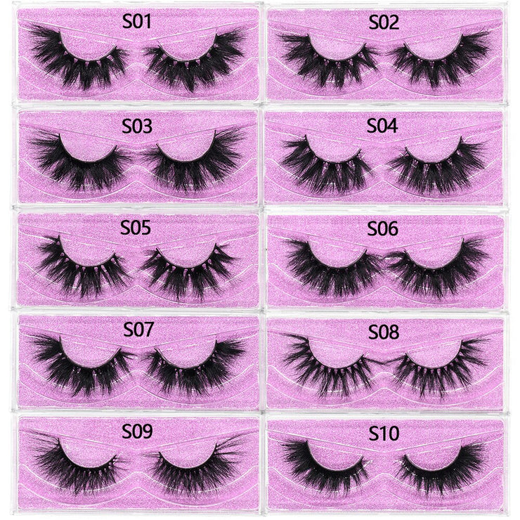 3D Mink Fluffy Thick Eyelashes