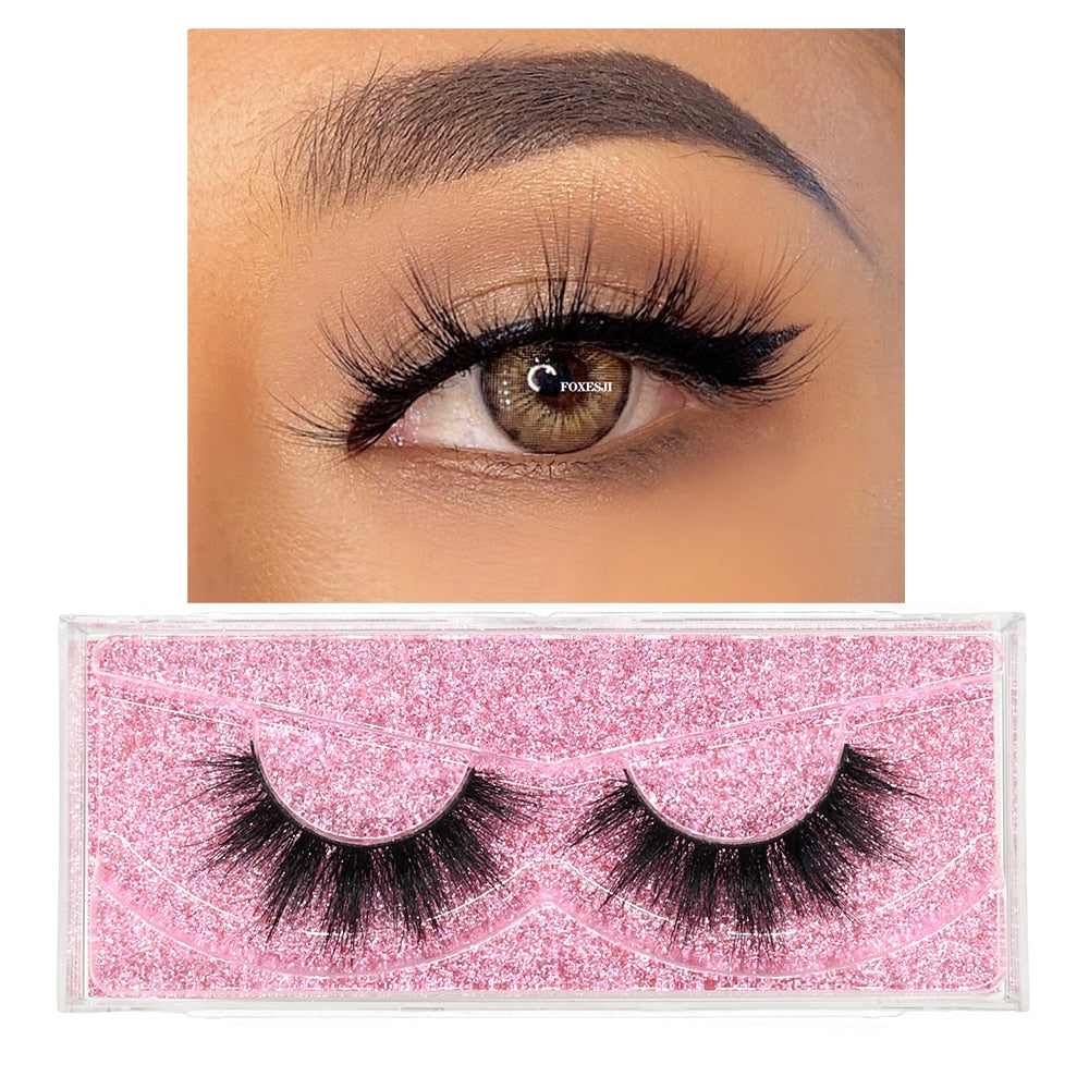 FOXESJI 3D Dramatic Mink Lashes