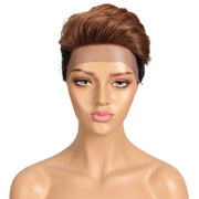 Short Brazilian Lace Front Human Hair Wigs