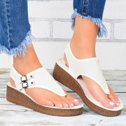 Two Buckle Platform Sandals