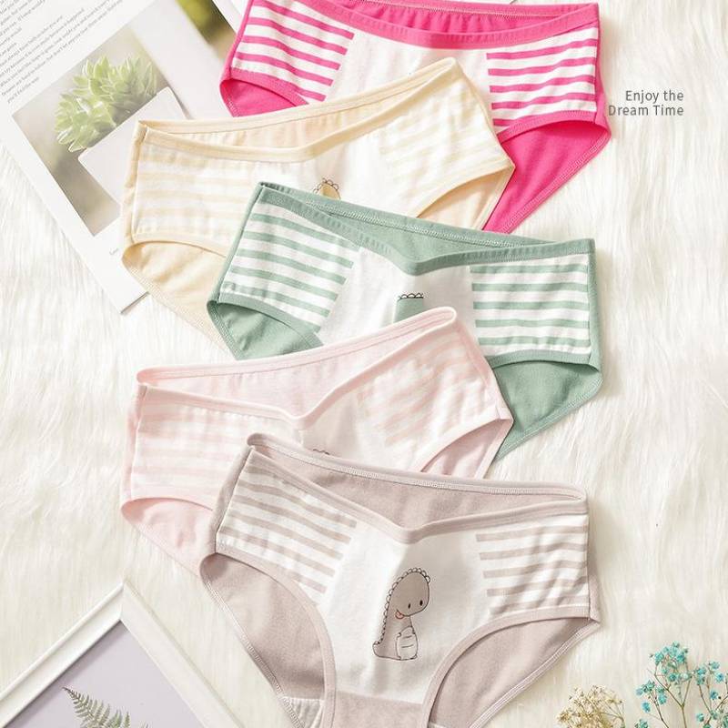 5Pcs Breathable Soft Cartoon Underwear