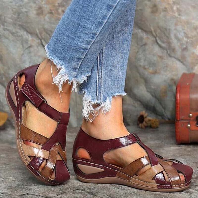 Wedge Buckle Flats