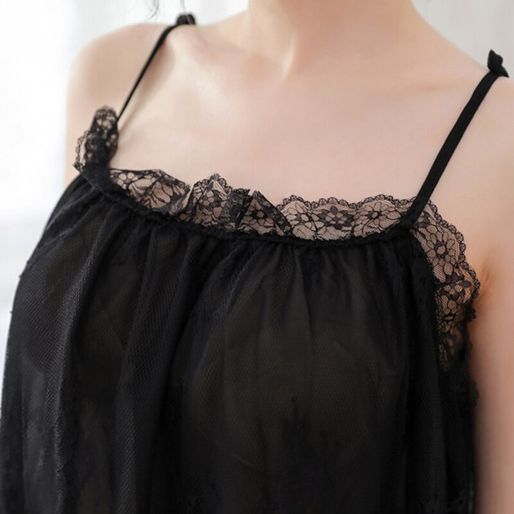 Lace Off Shoulder Nightgown