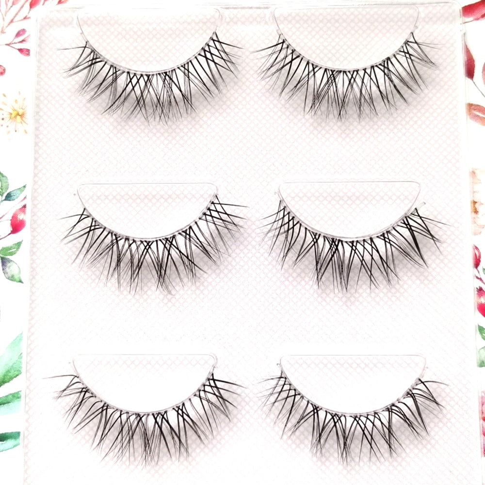 3D Mink Lashes Natural Short Full Strip