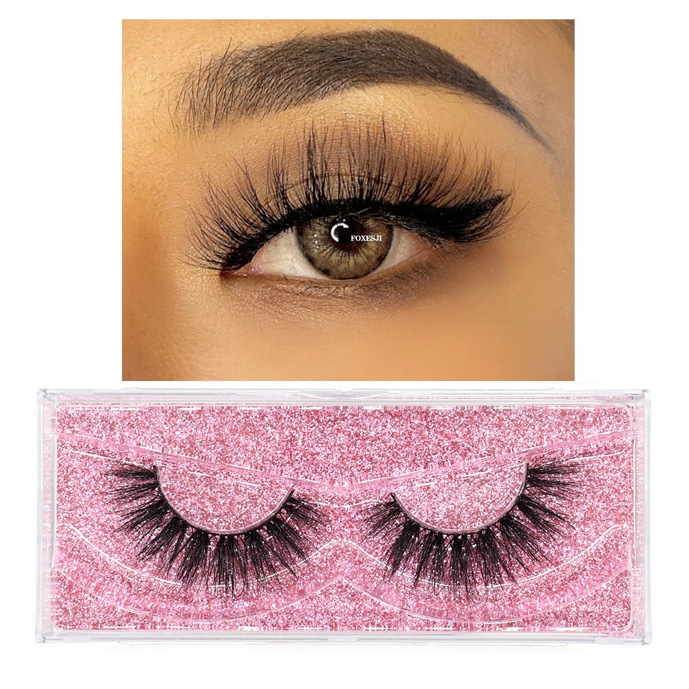 FOXESJI 3D Dramatic Mink Lashes