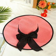 Foldable Big Bow Sun Hat