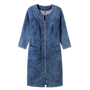 Slim Fit Denim Dress