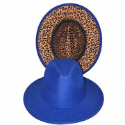 Four Seasons Unisex Inner Leopard Fedoras