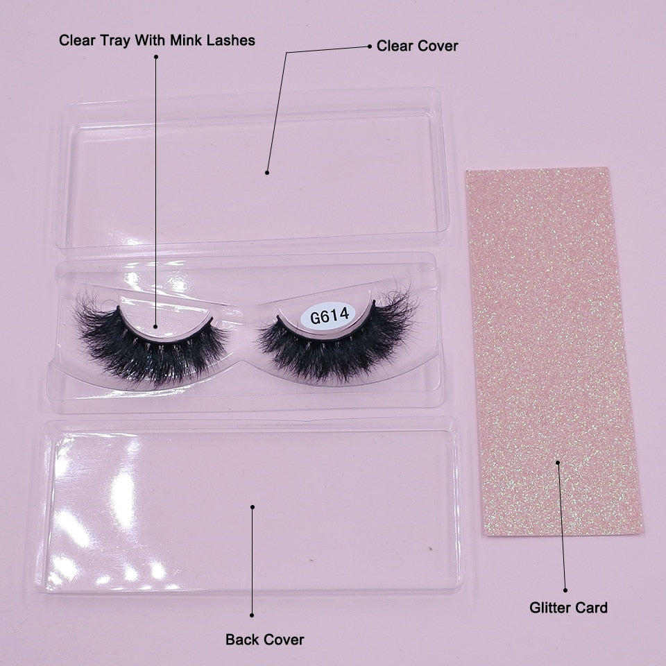 RED SIREN Real Mink Thick Fluffy Wispy Lashes