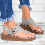 Two Buckle Platform Sandals