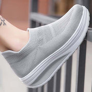 Thick Sole Vulcanized Slip-on Sneakers