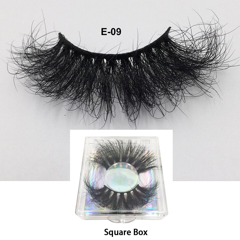 RED SIREN Mink 25mm Fluffy Messy 3D Long Lashes