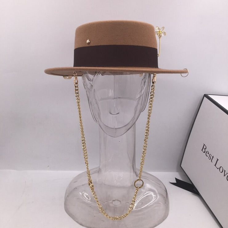 Chain And Pin Top Hat