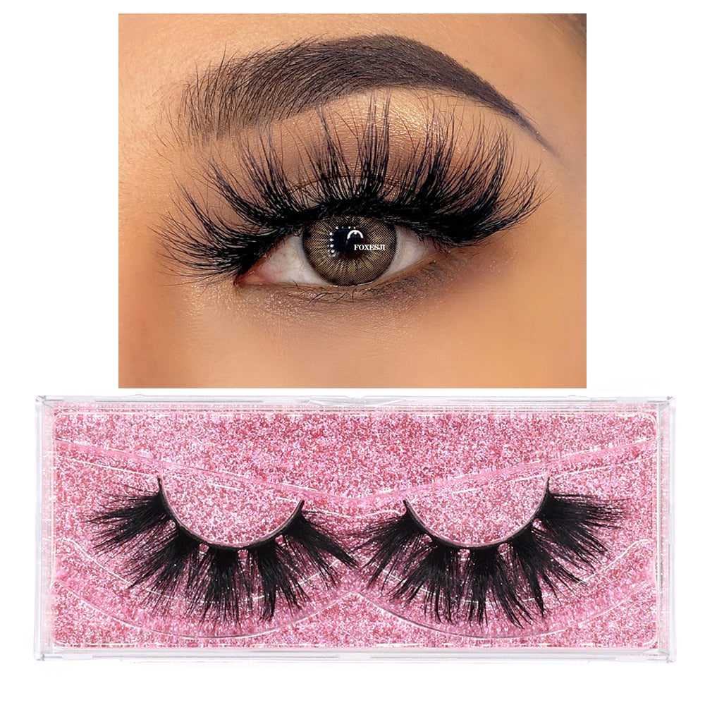 FOXESJI 3D Dramatic Mink Lashes