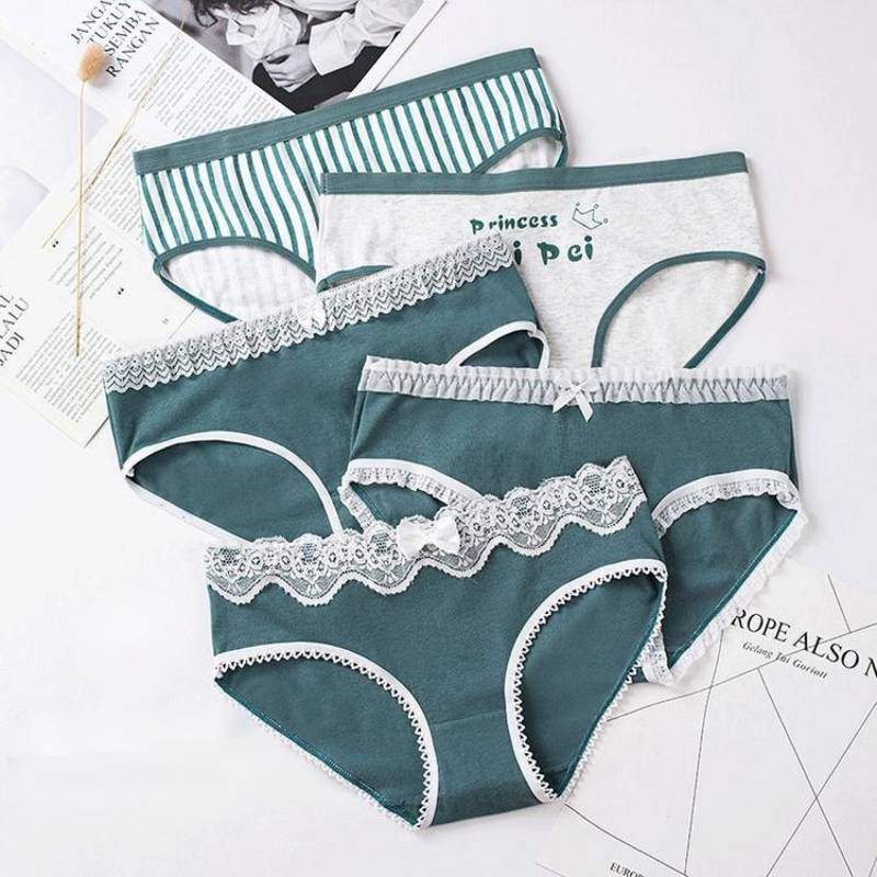 5Pcs Breathable Soft Cartoon Underwear