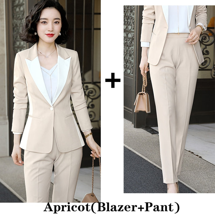 2 Piece Office Lady OL Pants Suits