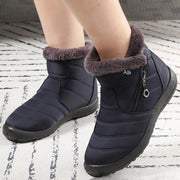 Plush Waterproof Ankle Boots