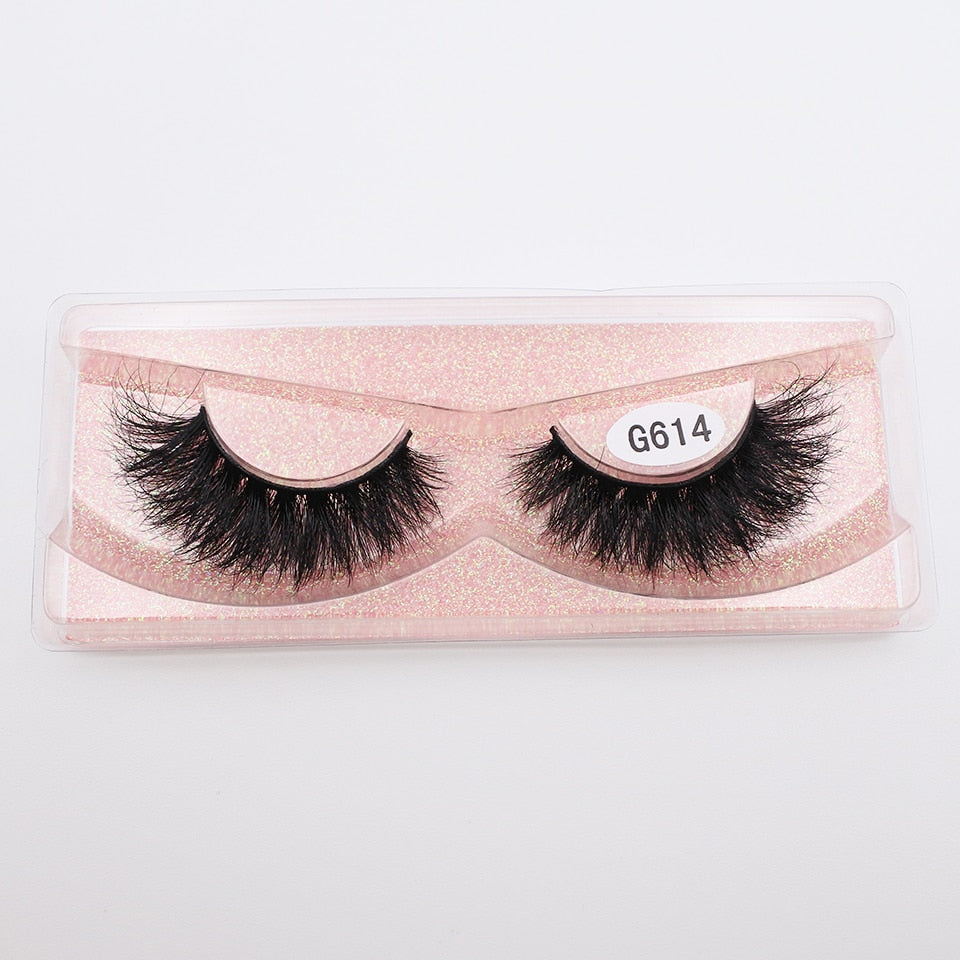 RED SIREN Real Mink Thick Fluffy Wispy Lashes