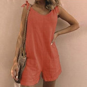 Linen Suspender Jumpsuits