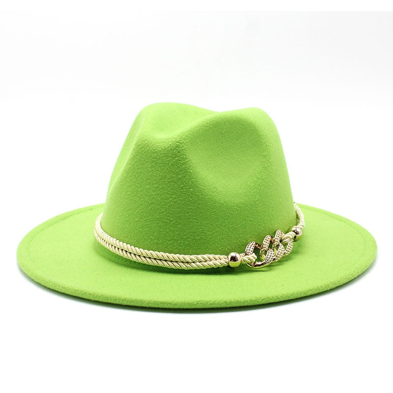 Men/ Women Wide Brim Fedoras