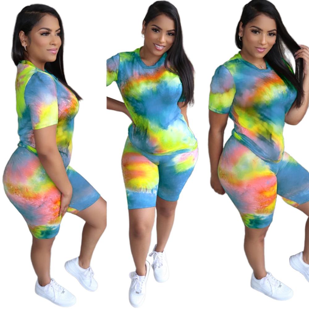 2pc Tie Dye Short Sets