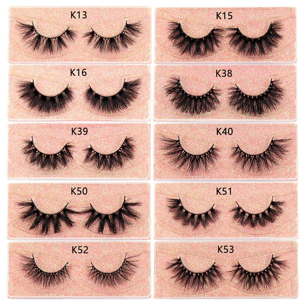 3D Mink Fluffy Thick Eyelashes