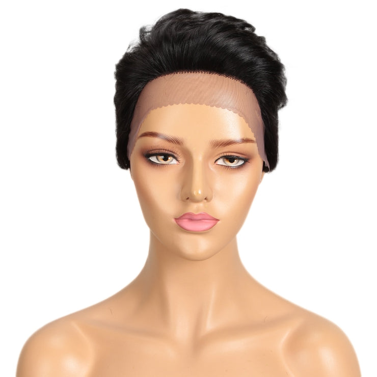 Short Brazilian Lace Front Human Hair Wigs