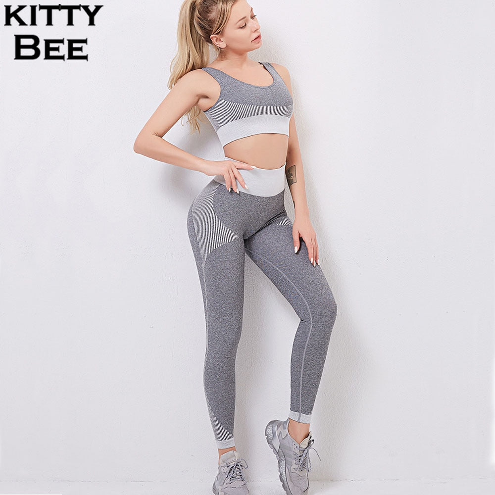 2pc Sports Bra and Leggings Set